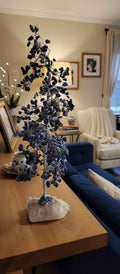 Lapis Lazuli 500 Gemstone Tree with Cluster Base for Home Decor | | Wiccan Center