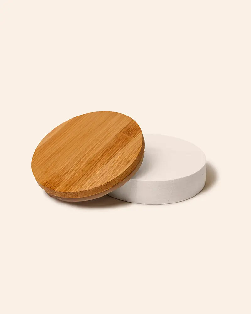 thick wood candle lid with gasket | lids | Wiccan Center