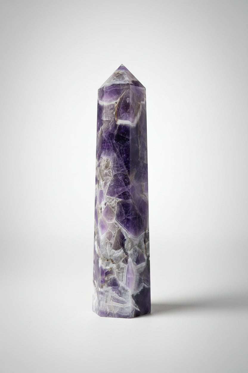 Amethyst Crystal Tower 9 Inches High