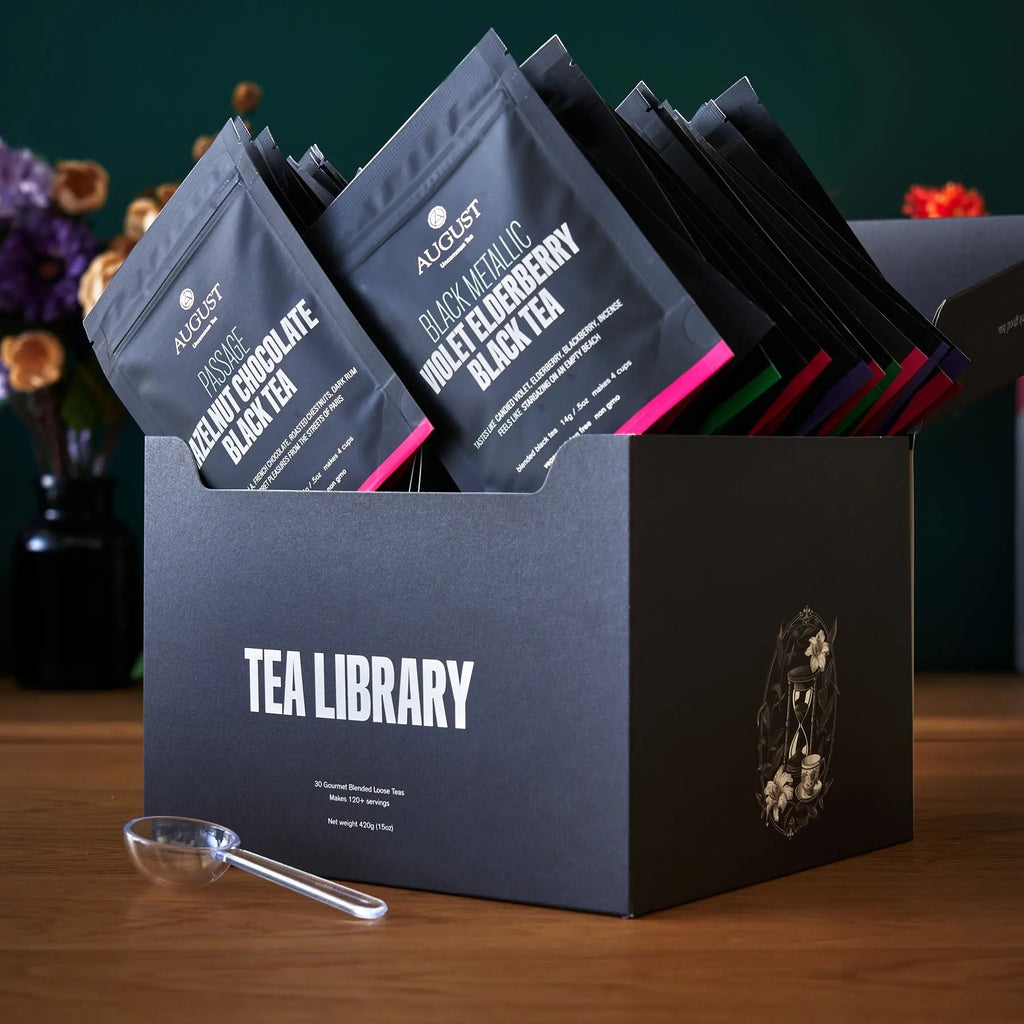 Tea Library - Deluxe 30 Tea Sampler. Gotta taste em all! | Beverages > Teas > Samplers | Wiccan Center