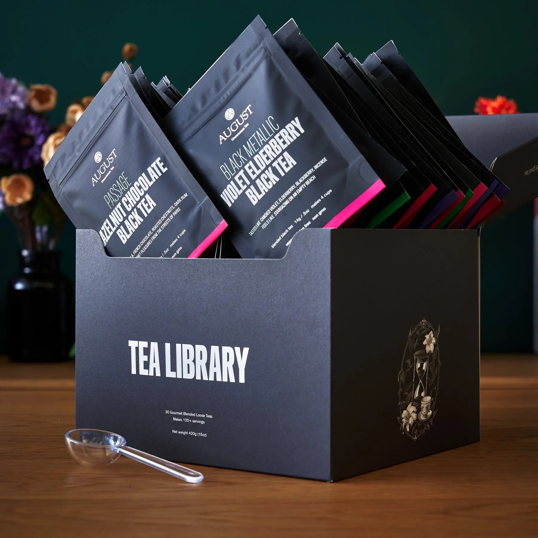 Tea Library - Deluxe 30 Tea Sampler. Gotta taste em all! | Beverages > Teas > Samplers | Wiccan Center
