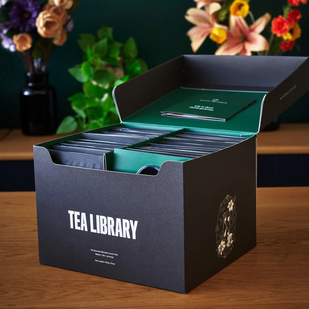 Tea Library - Deluxe 30 Tea Sampler. Gotta taste em all! | Beverages > Teas > Samplers | Wiccan Center