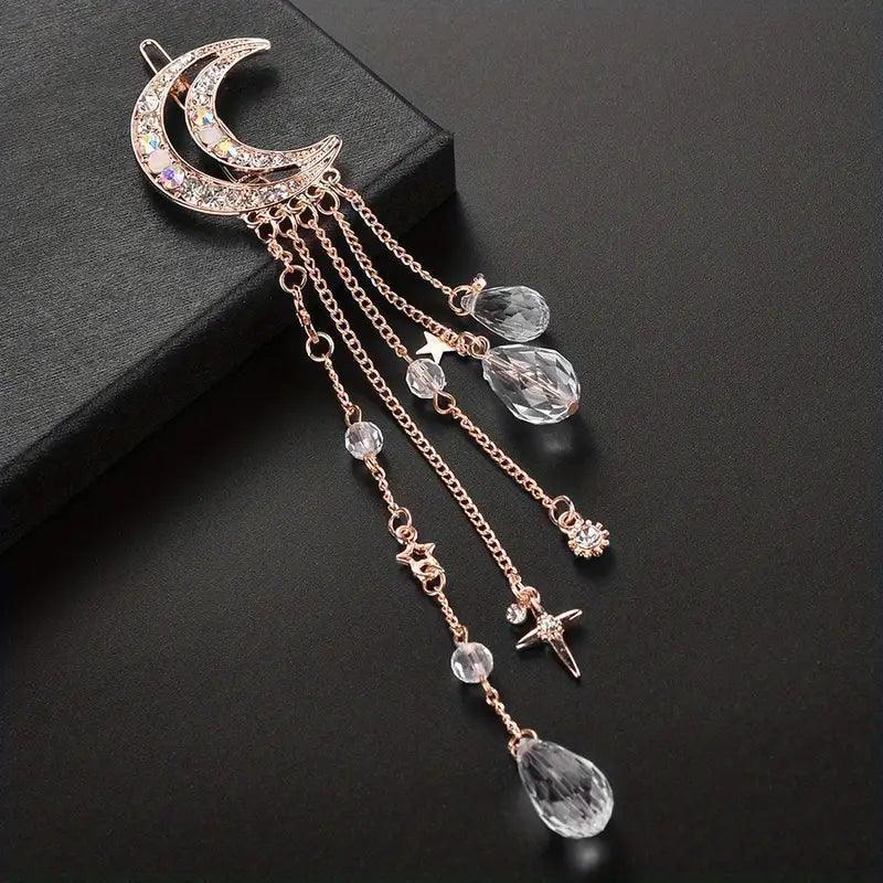Crescent Moon Hair Clip