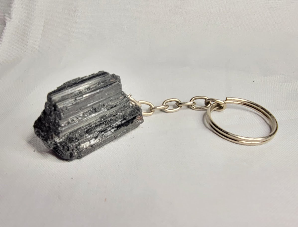 Black Tourmaline Keychain | Keychains | Wiccan Center