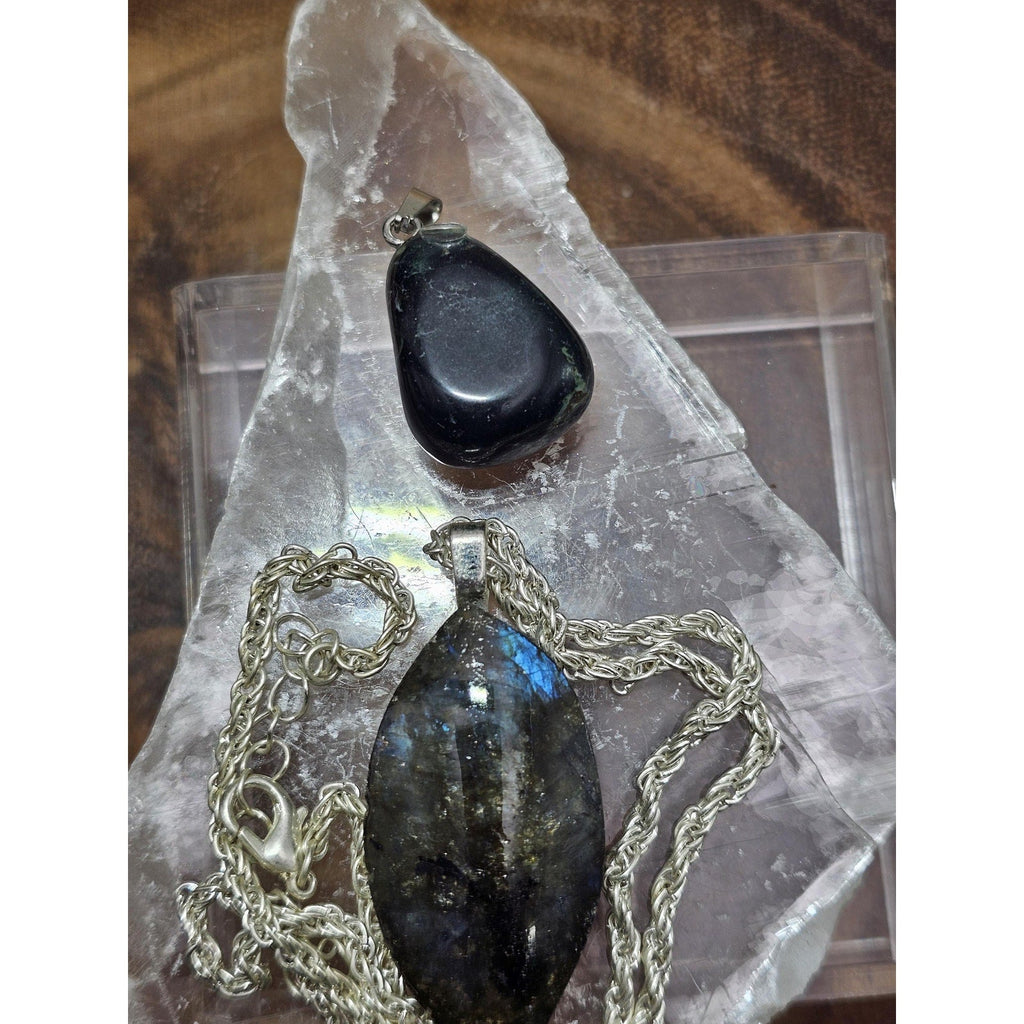 Labradorite & Jababa jasper set