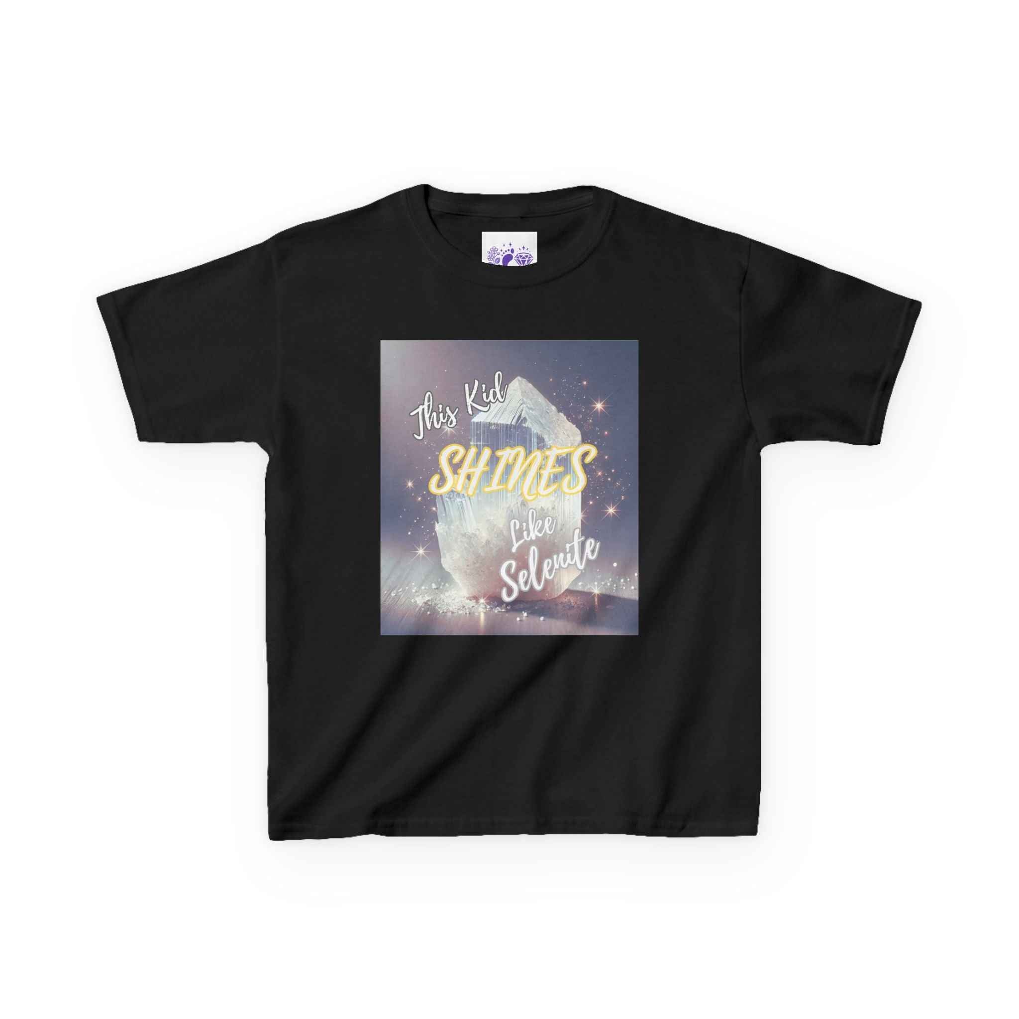 Kids TShirt 'This Kid Shines Like Selenite' | Kids clothes | Wiccan Center
