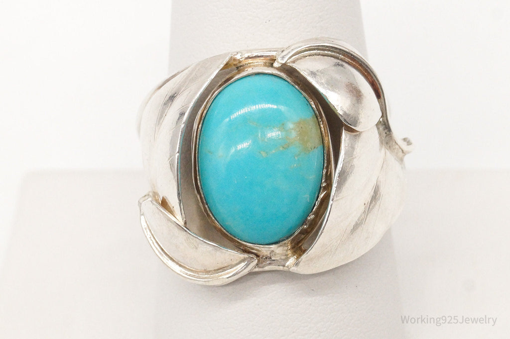 Vintage Turquoise Silver Ring - Size 9.25 | Jewelry > Rings | Wiccan Center