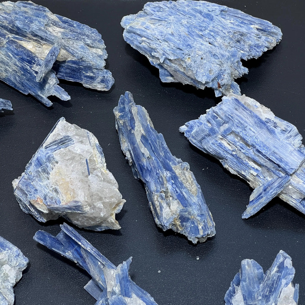 Blue Kyanite Large Crystal (By The Piece Or 1 LB) Rough Raw Clusters In Matrix Bulk Wholesale | Home & Living > Home Decor > Home Accents > Rocks & Geodes | Wiccan Center