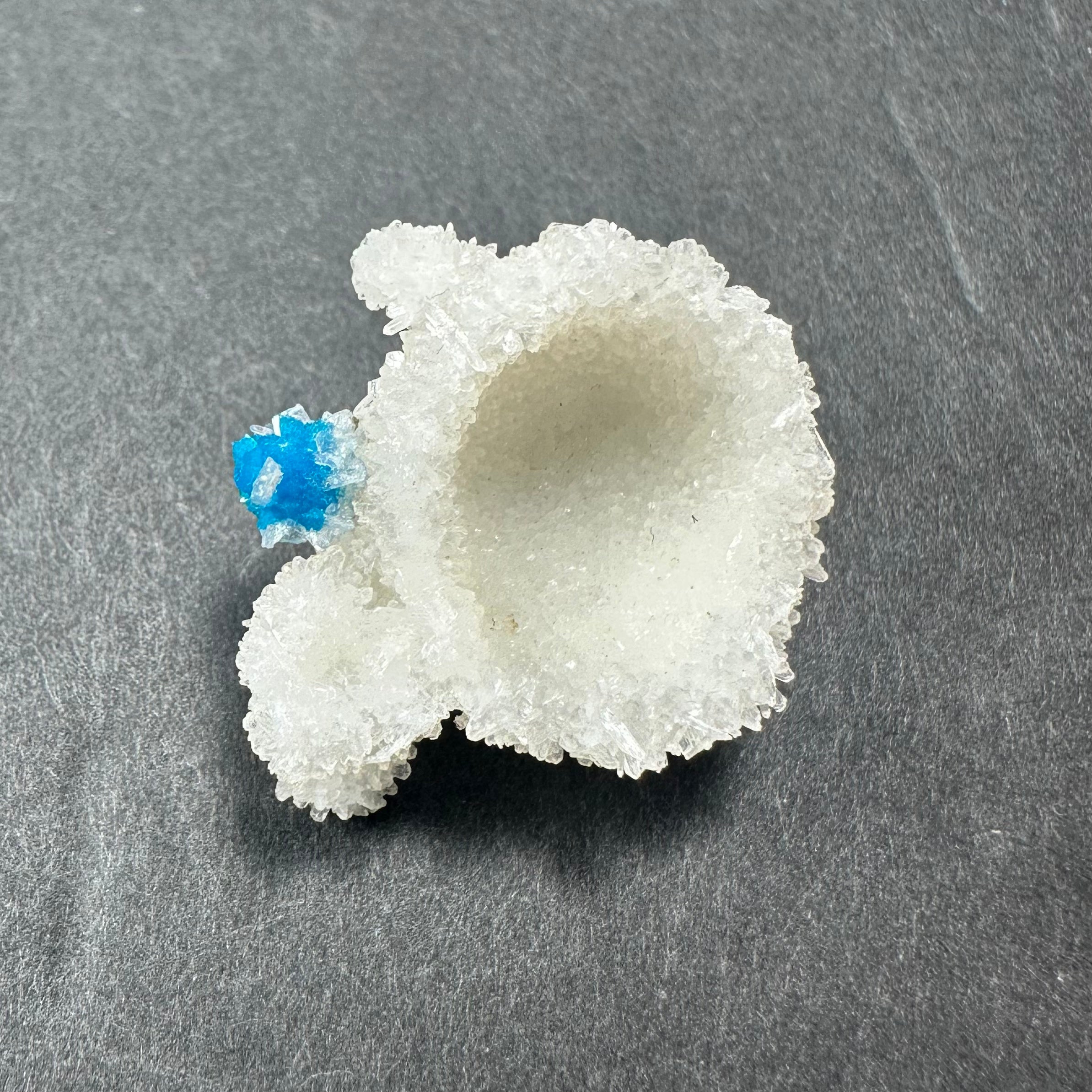 Cavansite Ball 'Floaters' on Stilbite SM from Maharashtra, Pune, India | Minerals | Wiccan Center