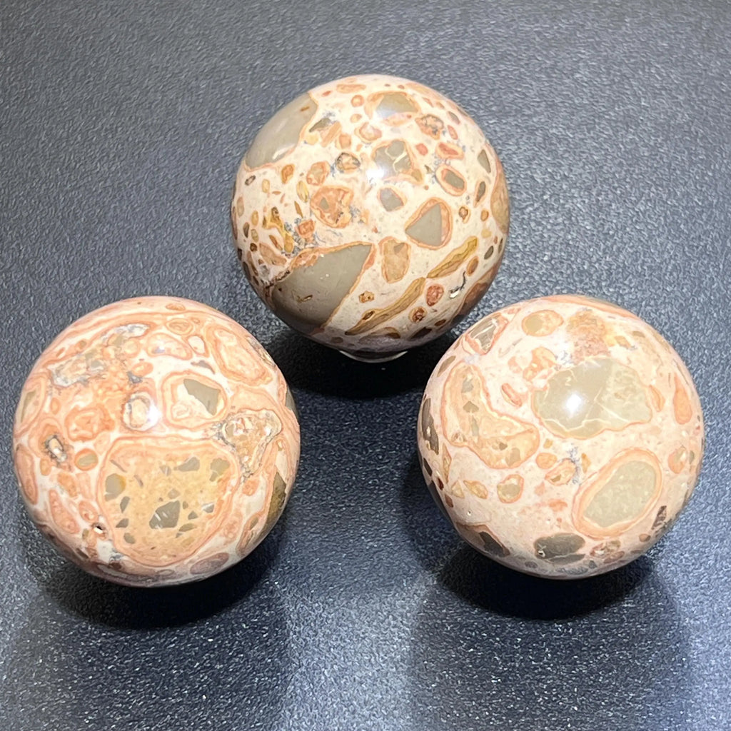 Leopardite Sphere (4 CM)(Leopard Skin Jasper) Bulk Wholesale Lot Polished Gemstone Decor Carving | Home & Living > Home Decor > Home Accents > Rocks & Geodes | Wiccan Center