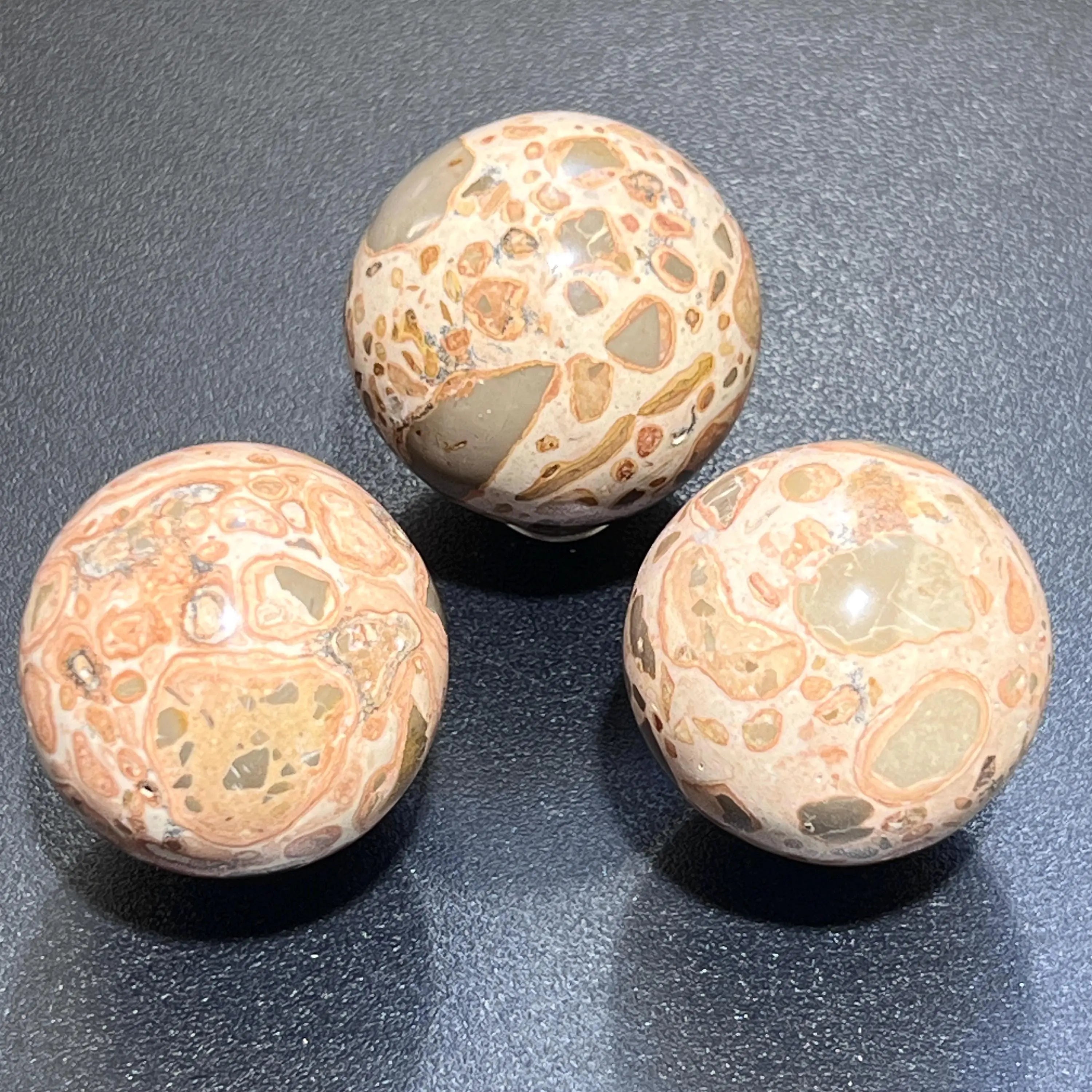 Leopardite Sphere (4 CM)(Leopard Skin Jasper) Bulk Wholesale Lot Polished Gemstone Decor Carving | Home & Living > Home Decor > Home Accents > Rocks & Geodes | Wiccan Center