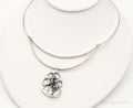 Unique RARE Vintage Cotter Brutalist Silver Necklace | Jewelry > Necklaces > Pendants | Wiccan Center