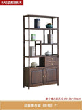 Luxury Chinese Solid Wood Curio Cabinet – Oriental Living Room Display Credenza | Storage Cabinet | Wiccan Center
