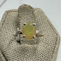 Sterling Silver Ethiopian Opal Ring – Size 5 – Inspiration, Emotional Clarity & Radiant Energy | Rings | Wiccan Center