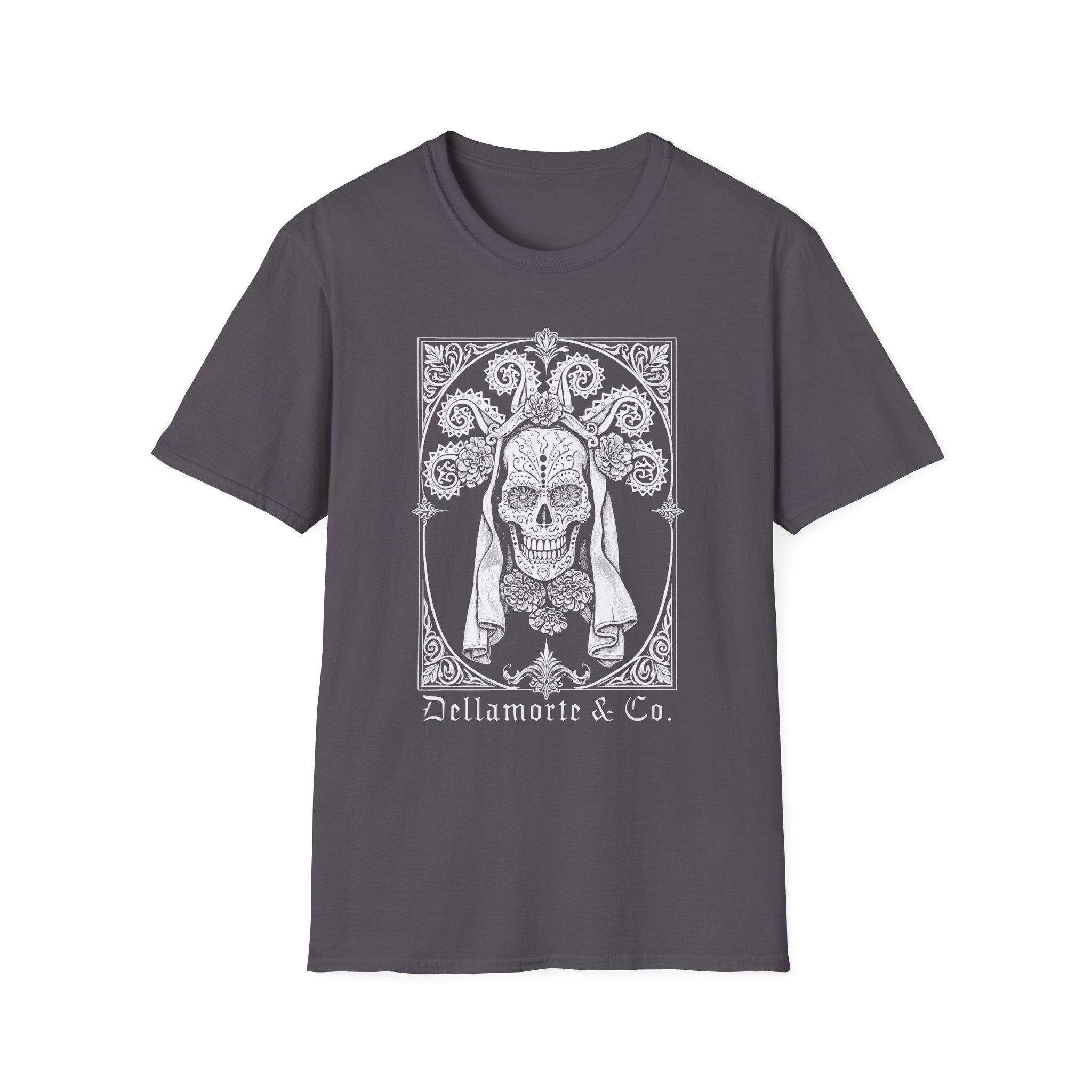 Dia de los Muertos Unisex T-Shirt, Gothic Sugar Skull Tee | Dellamorte Alternative Shirt, Halloween Gift, Day of the Dead Tee, Graphic