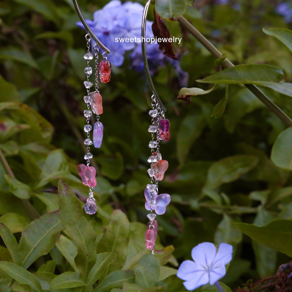 No Piercing Butterfly Ear Earrings