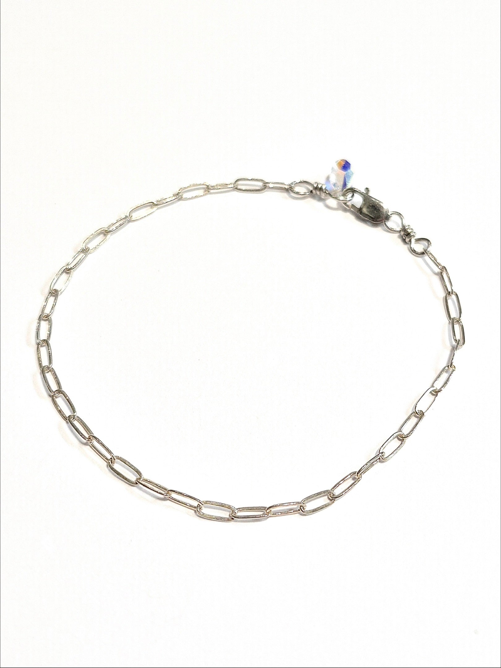 Paperclip Chain Necklace and Bracelet