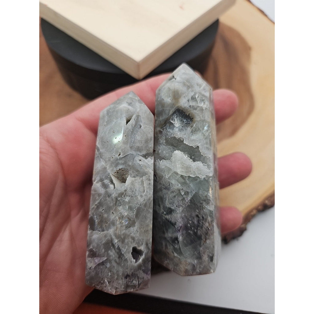 Fluorite Crystal Towers 1 Pair .56lb