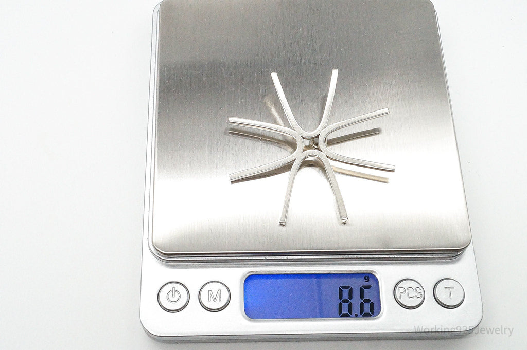 Large Vintage Modernist Sterling Silver Pendant | Jewelry > Necklaces > Pendants | Wiccan Center