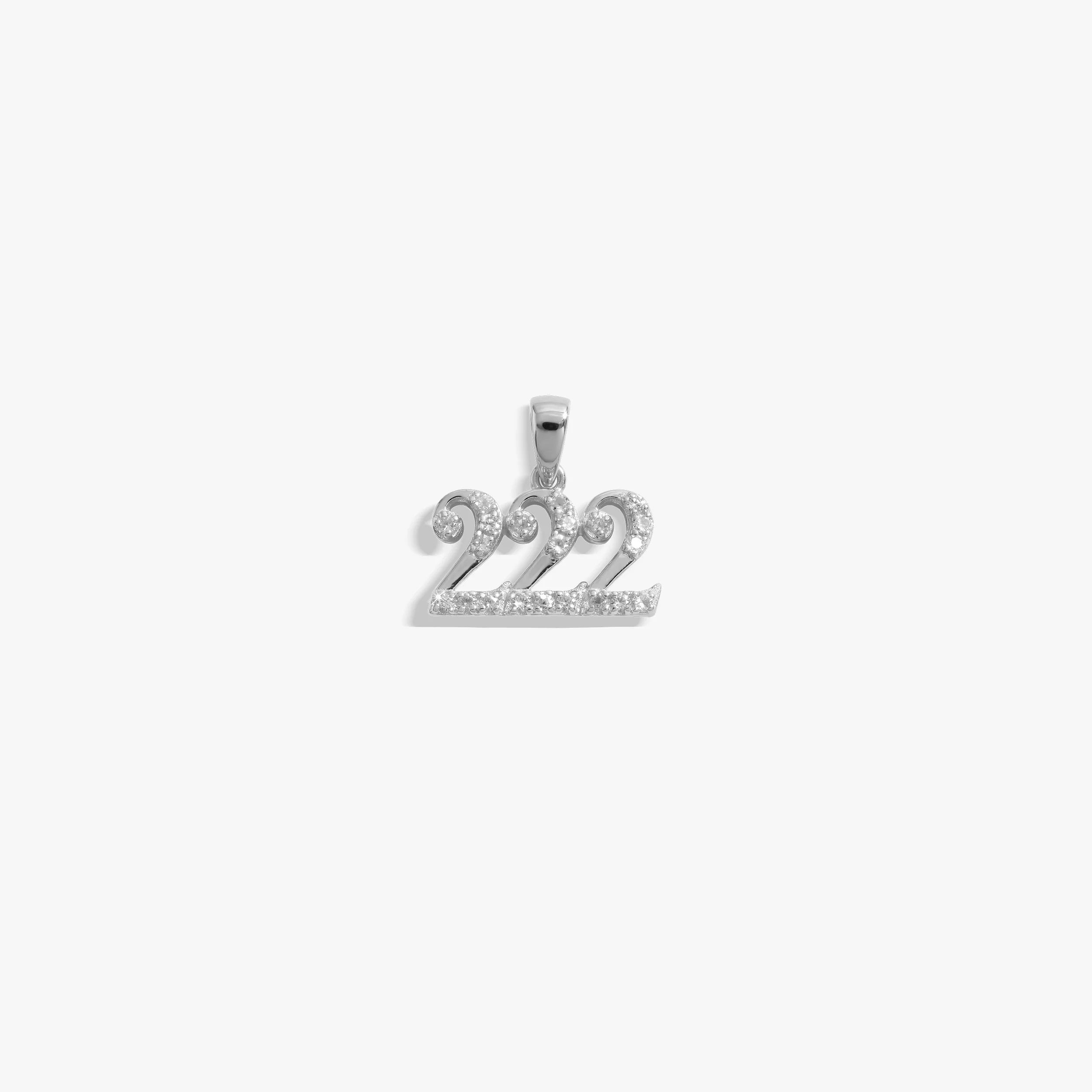 222 Sapphire Angel Number Amulet
