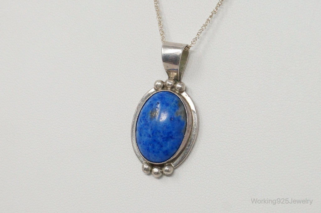 VTG Native American Jason Livingston Lapis Lazuli Sterling Silver Necklace | Jewelry > Necklaces > Pendants | Wiccan Center