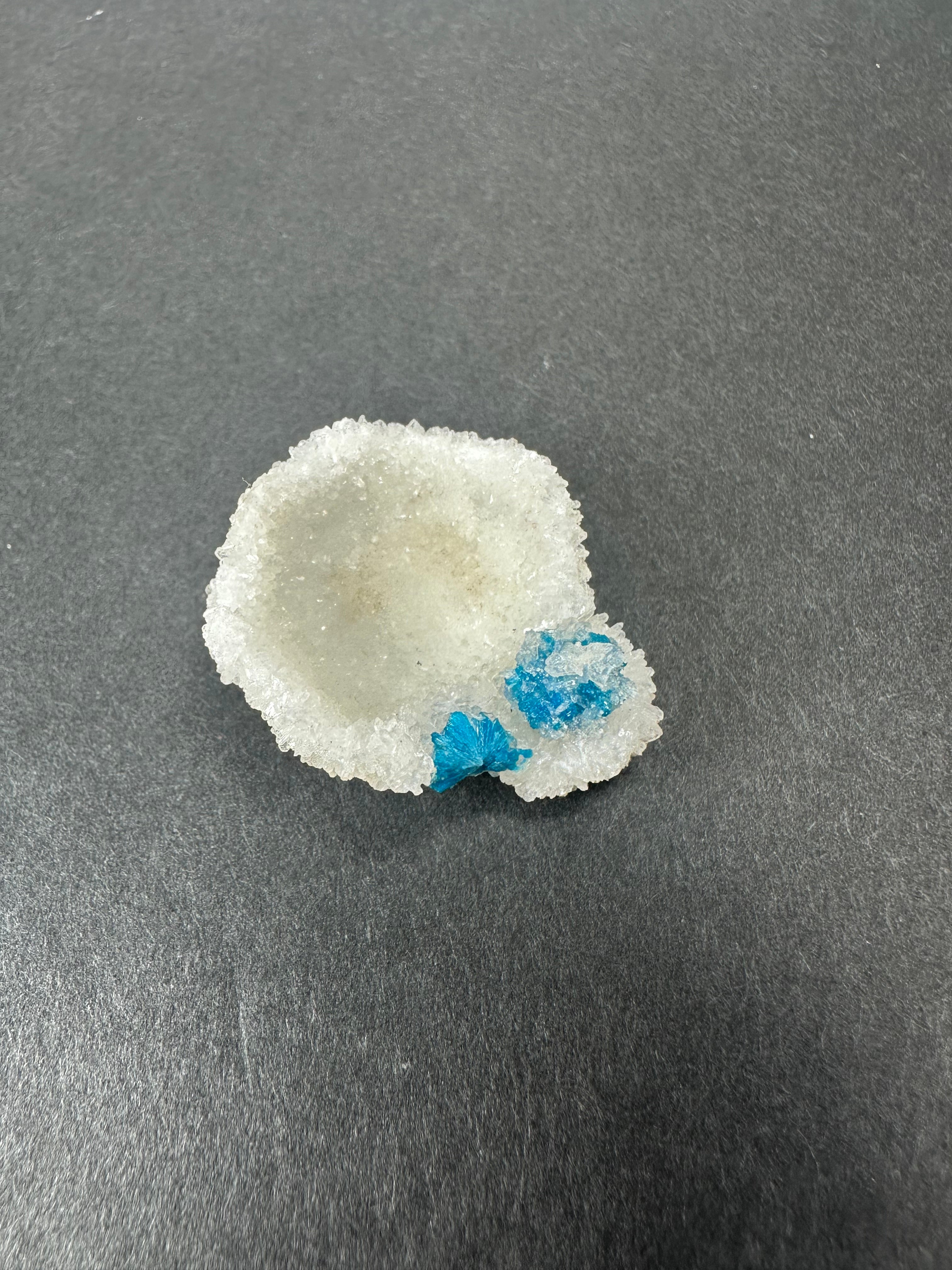 Cavansite Ball 'Floaters' on Stilbite SM from Maharashtra, Pune, India | Minerals | Wiccan Center