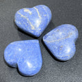 Dumortierite (Blue Moon Quartz) Puffy Heart Polished Crystal Carving | Home & Living > Home Decor > Home Accents > Rocks & Geodes | Wiccan Center