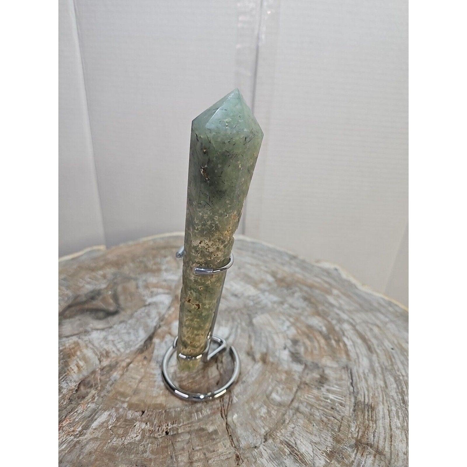 Grape Agate Scepter Crystal with Stand — 294g Collector Display Piece | CrystalCloud Company | Crystal Points & Towers | Wiccan Center