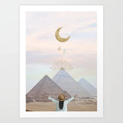 The Moonchild Art Print | Posters, Prints, & Visual Artwork | Wiccan Center