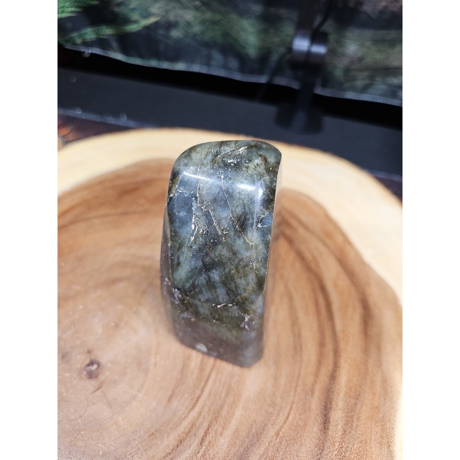 1.48LB 1Pcs Natural Rainbow Labradorite Crystal Spectrolite Stone | Mineral Specimens | Wiccan Center