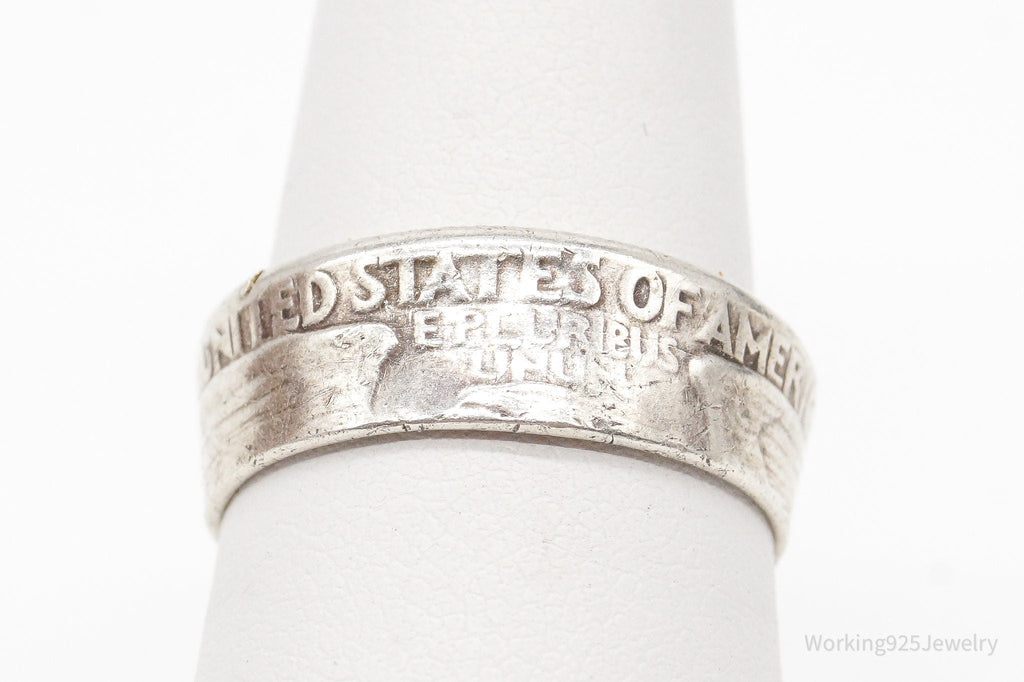 Vintage 1964 Liberty Quarter Dollar Silver Ring - Size 7 | Jewelry > Rings | Wiccan Center