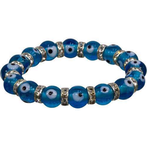 Aqua Evil Eye - Bracelet | Jewelry-Bracelet | Wiccan Center