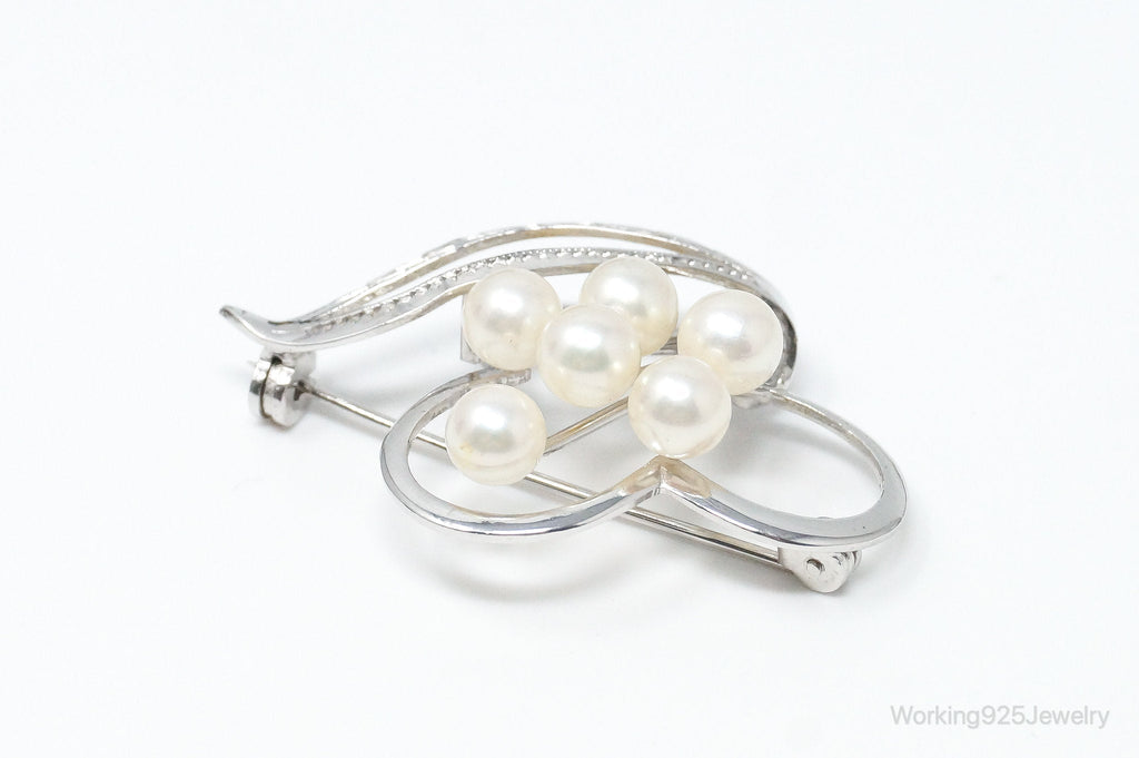 Antique Pearl Sterling Silver Brooch Pin | Jewelry > Brooches, Pins & Clips | Wiccan Center