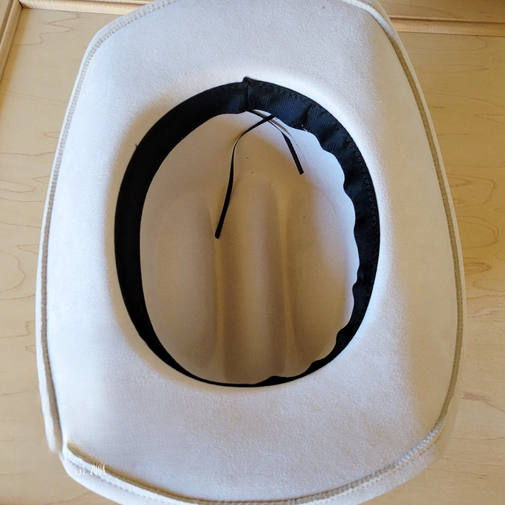 Dark Metallic Feather & Turquoise Slab Hat Band + Choice of Hat 986d