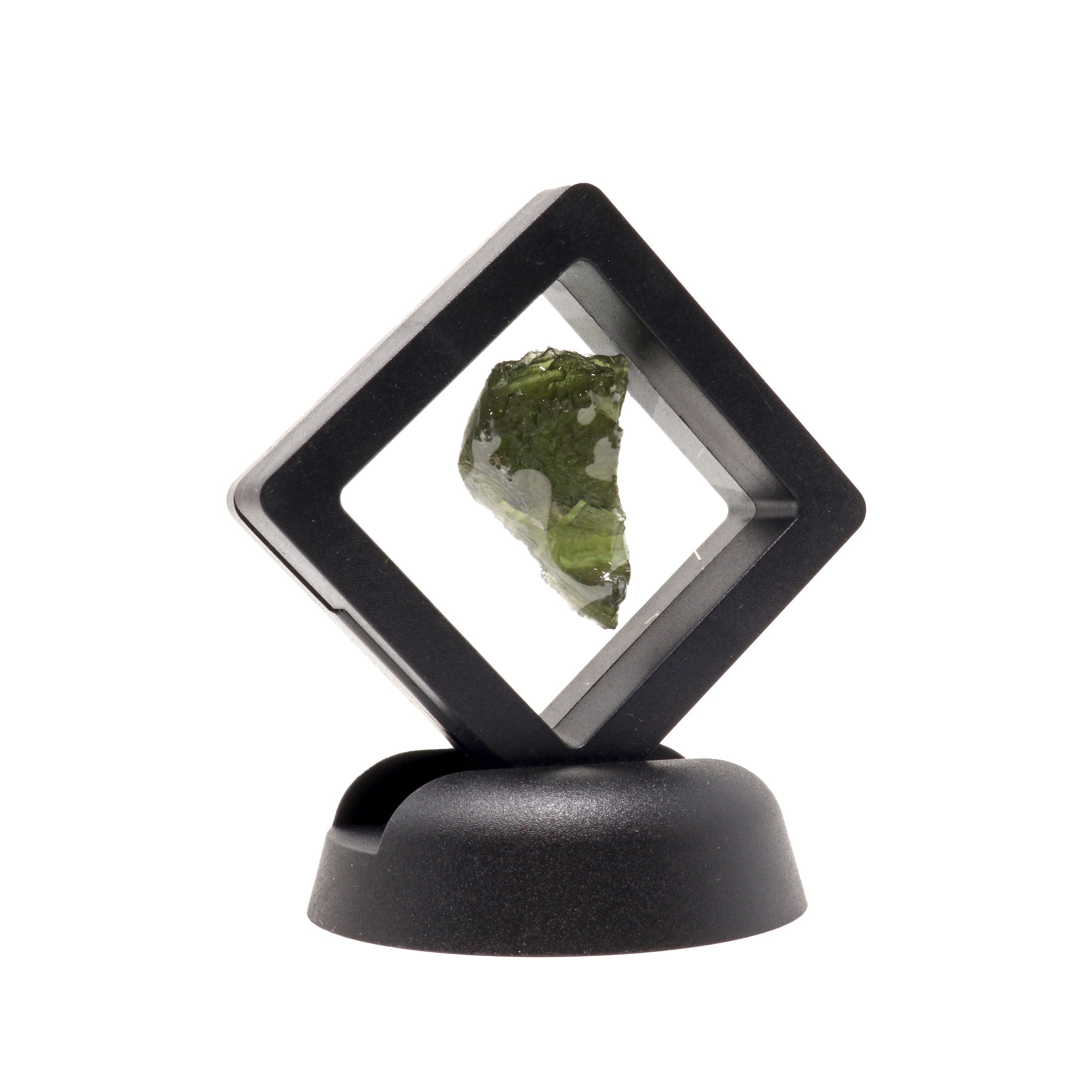 Moldavite Tektite Raw Nugget -in Gel Case | Crystals & Minerals > Specimens | Wiccan Center
