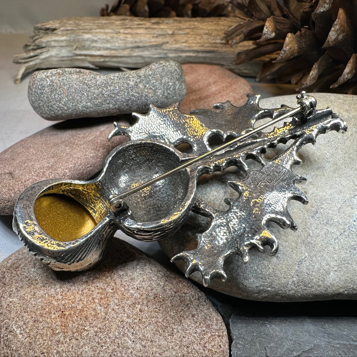 Bold Scottish Thistle Brooch | Brooch | Wiccan Center