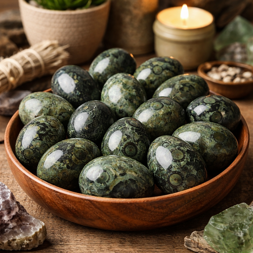 5 LB Kabamba Jasper Egg Carvings – Mixed Lot (No Selection) | | Wiccan Center