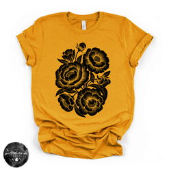 Black Roses Tee | Gothic Floral Graphic T-Shirt | | Wiccan Center