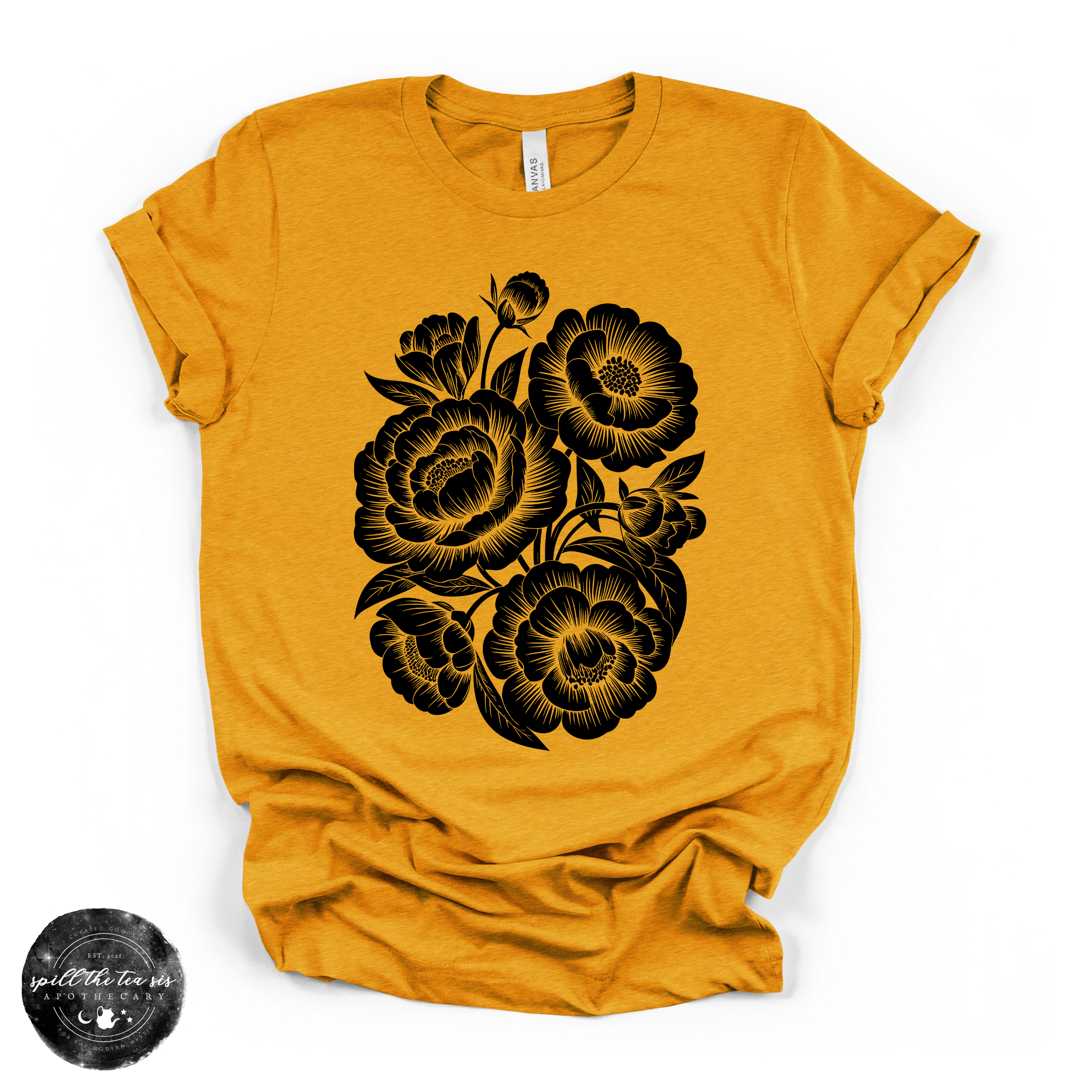 Black Roses Tee | Gothic Floral Graphic T-Shirt
