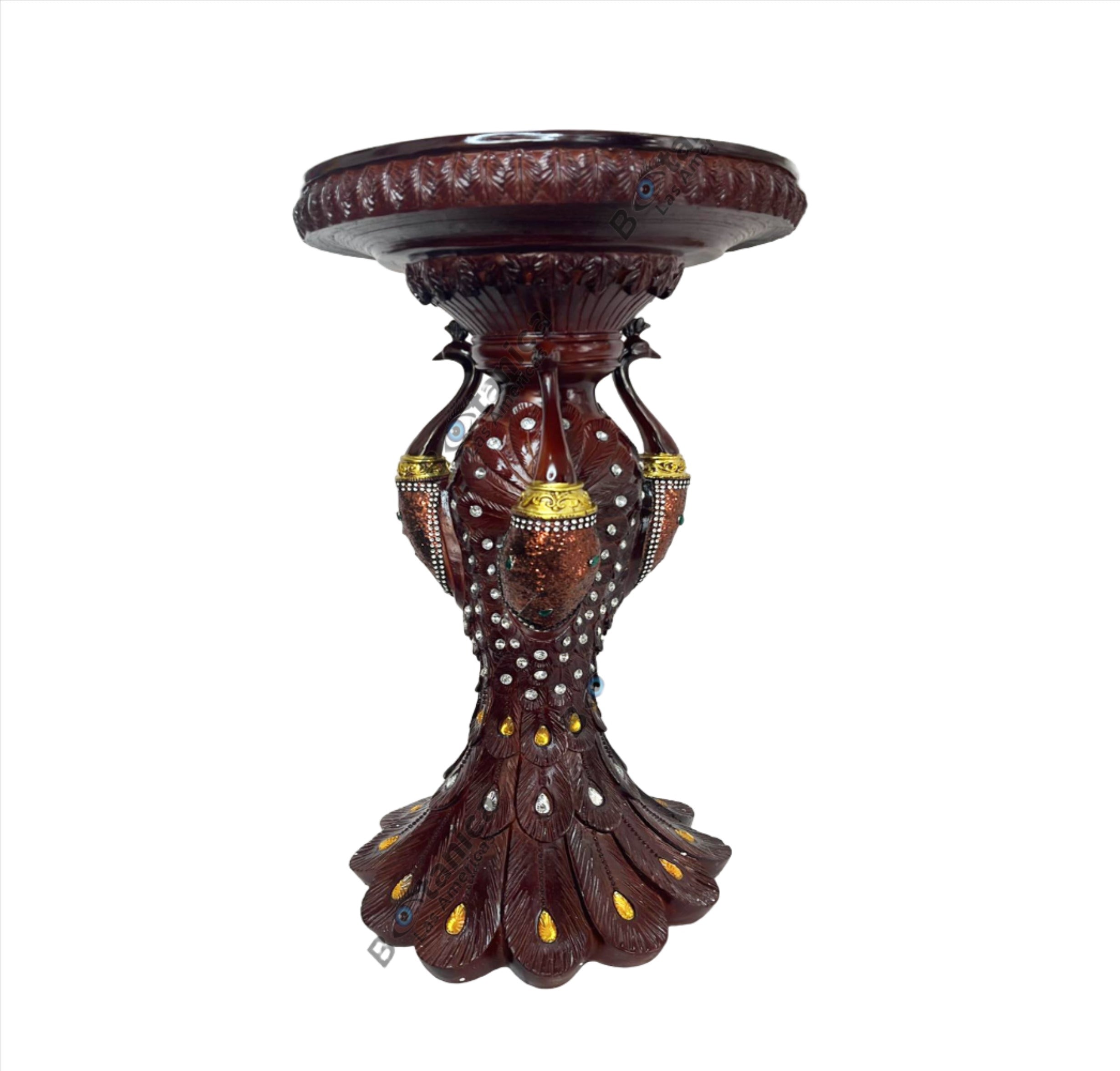 PEDESTALES DE PAVO REAL DE TODOS COLORE (28") DE ALTO | BATEAS Y LEBRILLOS | Wiccan Center
