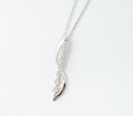 Vintage Designer Art Deco Cubic Zirconia Sterling Silver Necklace | Jewelry > Necklaces > Pendants | Wiccan Center