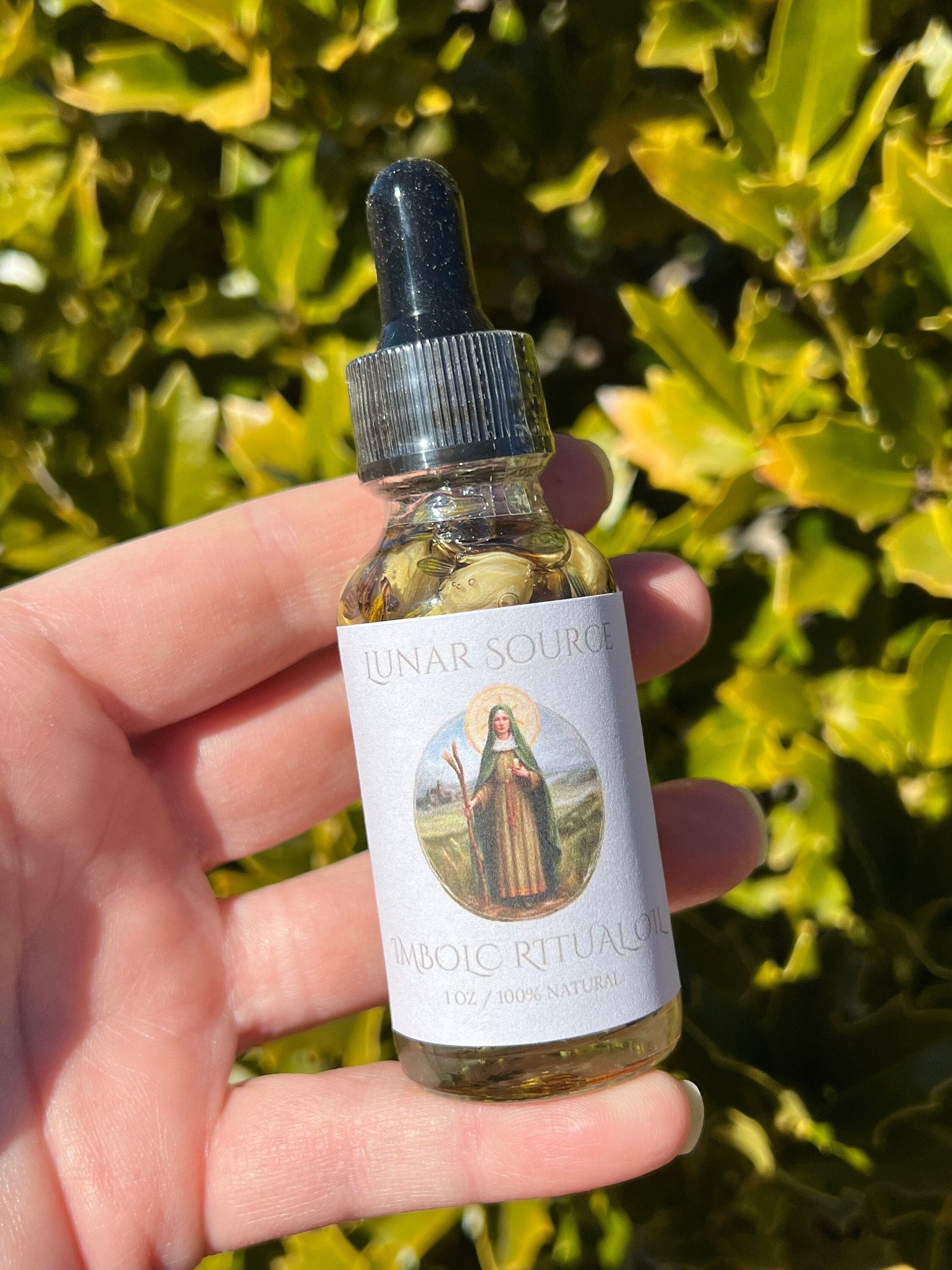 Brigid Ritual Oil | Gaelic Celtic Goddess St Brighid Imbolc Body Perfume Witchcraft Altar Spell Magic Deity Intention Devotional Pagan Gift | | Wiccan Center