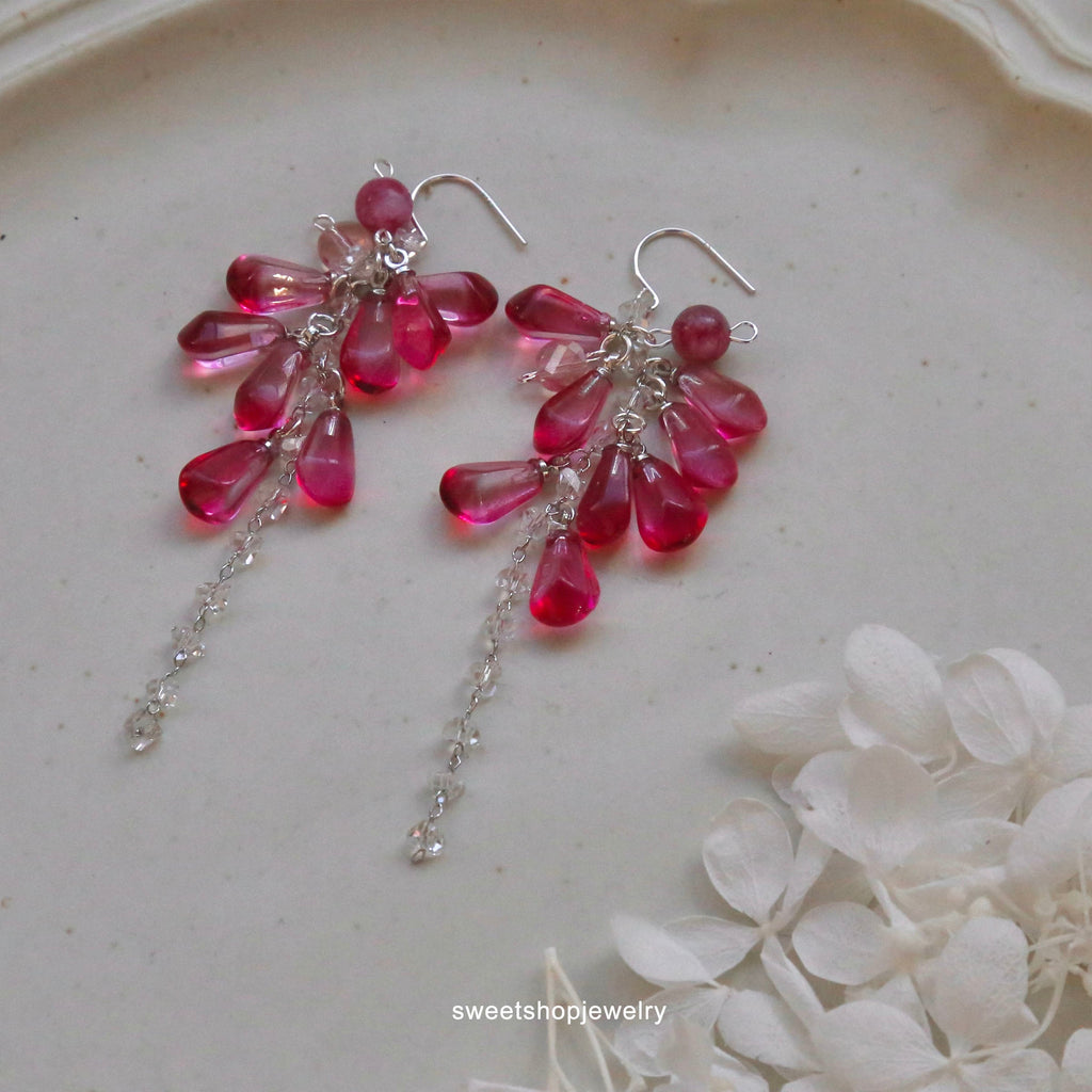 Pomegranate Seed Earrings