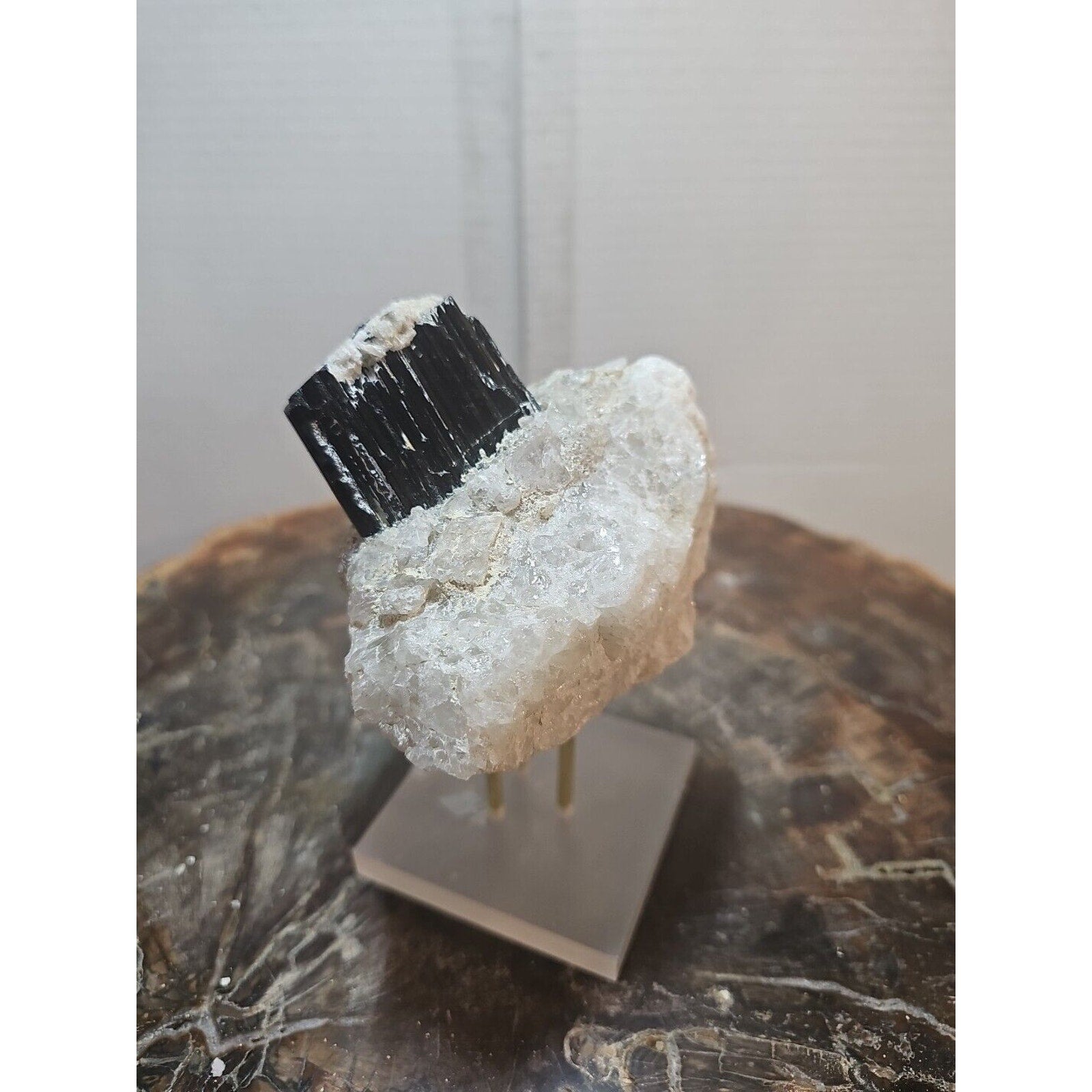 Black Tourmaline Raw Mineral Specimen — 1.11 lbs, Rough Natural Crystal | CrystalCloud Company | Mineral Specimens | Wiccan Center