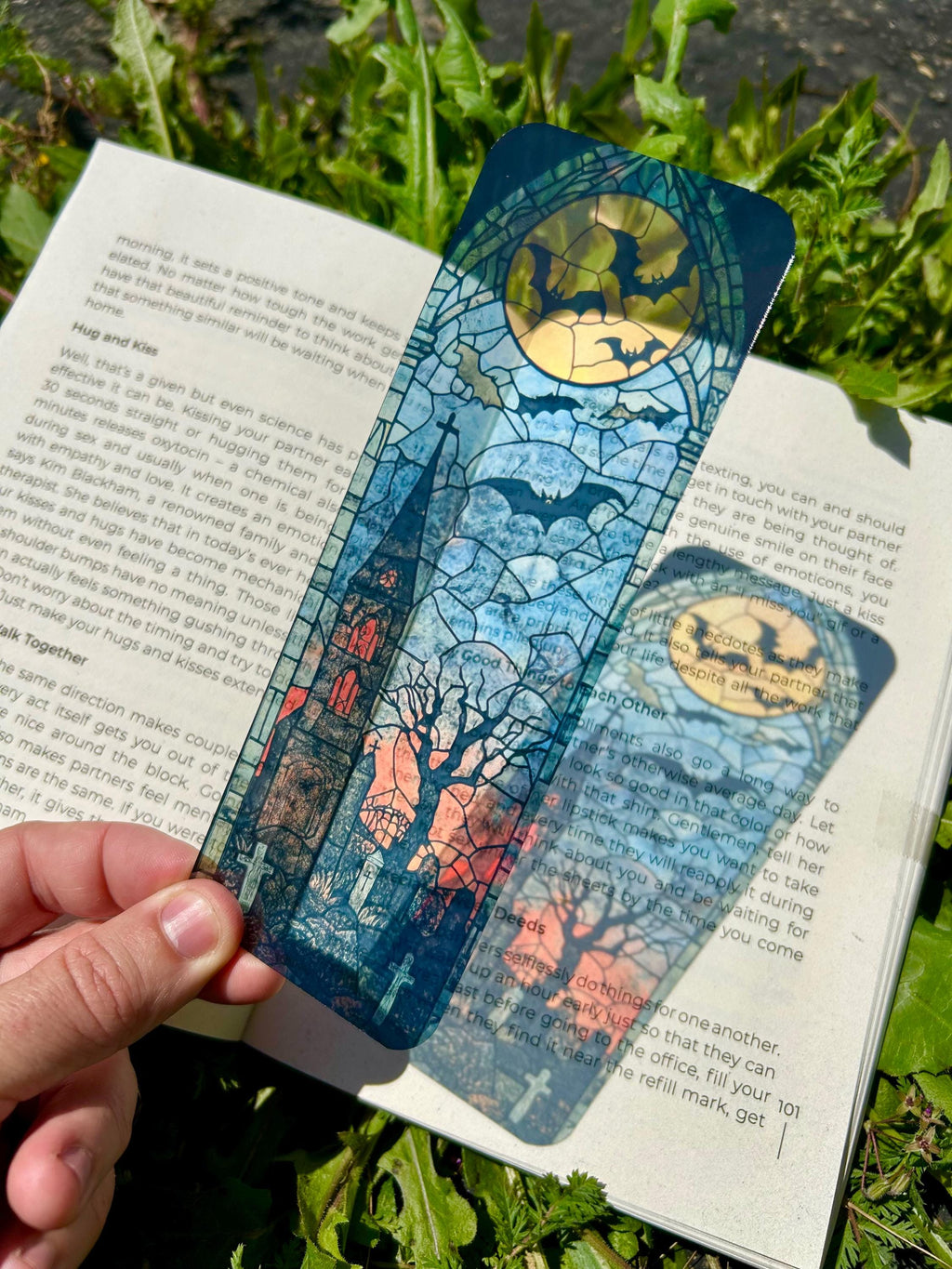 Gothic Graveyard Bookmark - Spooky Dark Academia Book Accessory, Haunted Cemetery Art, Horror Gift for Book Lovers, Halloween Aesthetic | | Wiccan Center