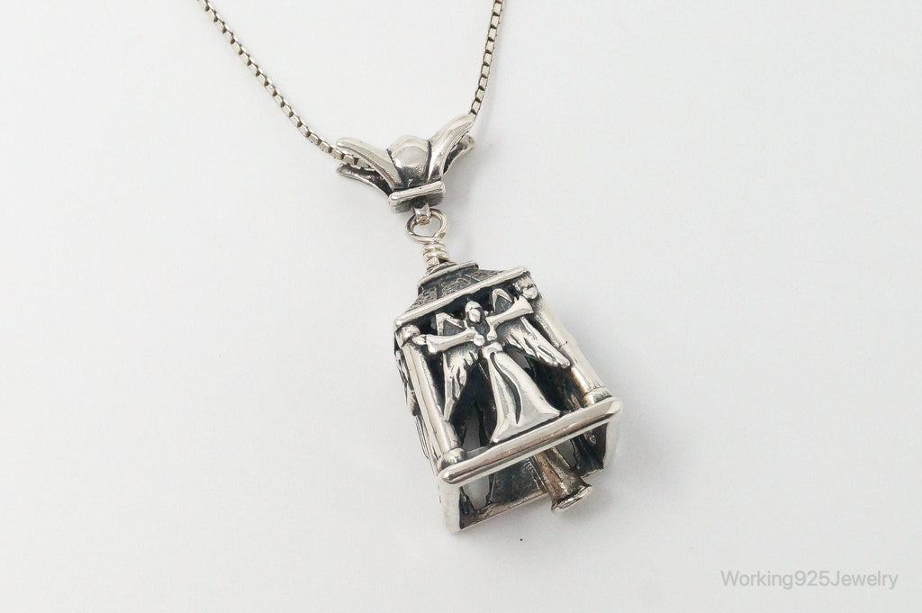 Four Sided Angel Bell Sterling Silver Necklace | Jewelry > Necklaces > Pendants | Wiccan Center