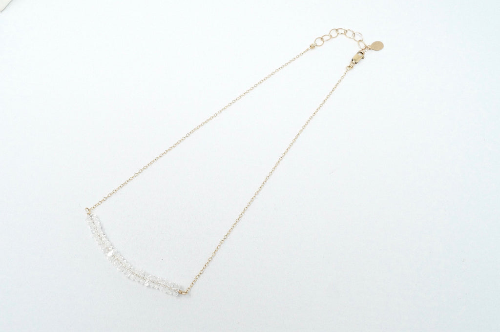 Vintage Designer Deb Guyot Quartz 14K Gold Filled Sterling Silver Necklace | Jewelry > Necklaces > Pendants | Wiccan Center