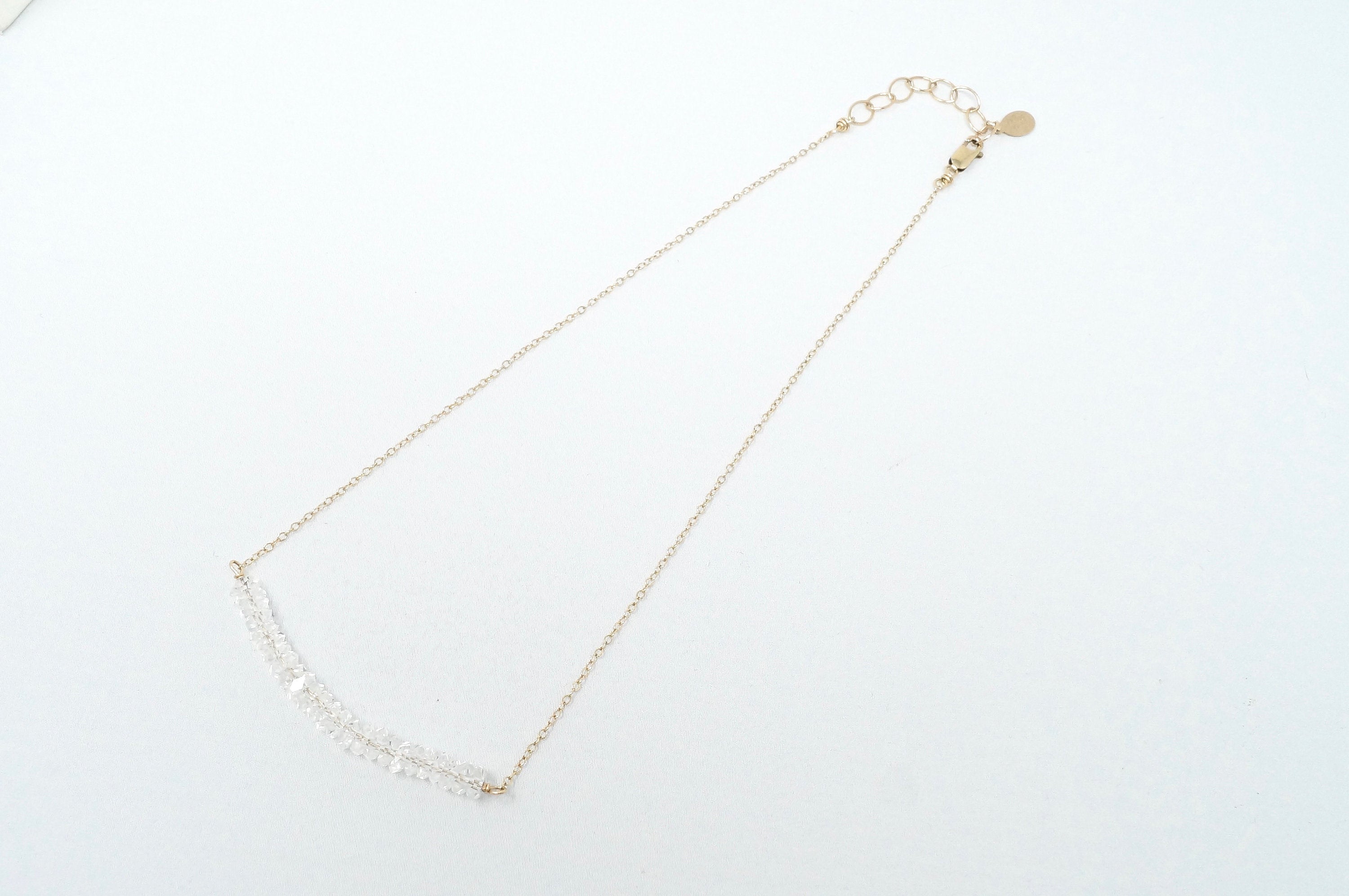 Vintage Designer Deb Guyot Quartz 14K Gold Filled Sterling Silver Necklace | Jewelry > Necklaces > Pendants | Wiccan Center