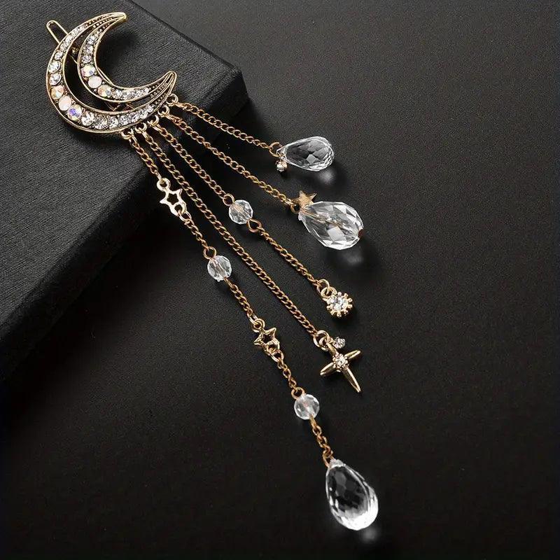 Crescent Moon Hair Clip