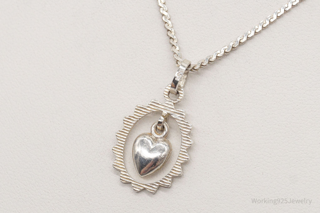 Vintage Modernist Heart 835S Silver Necklace | Jewelry > Necklaces > Pendants | Wiccan Center